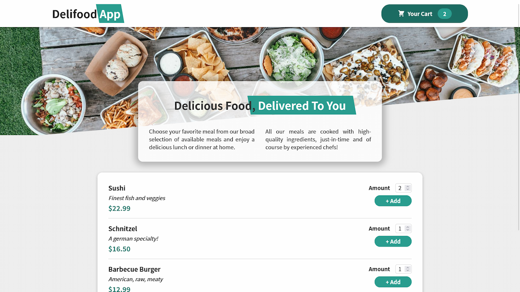 Delifood - Screenshot